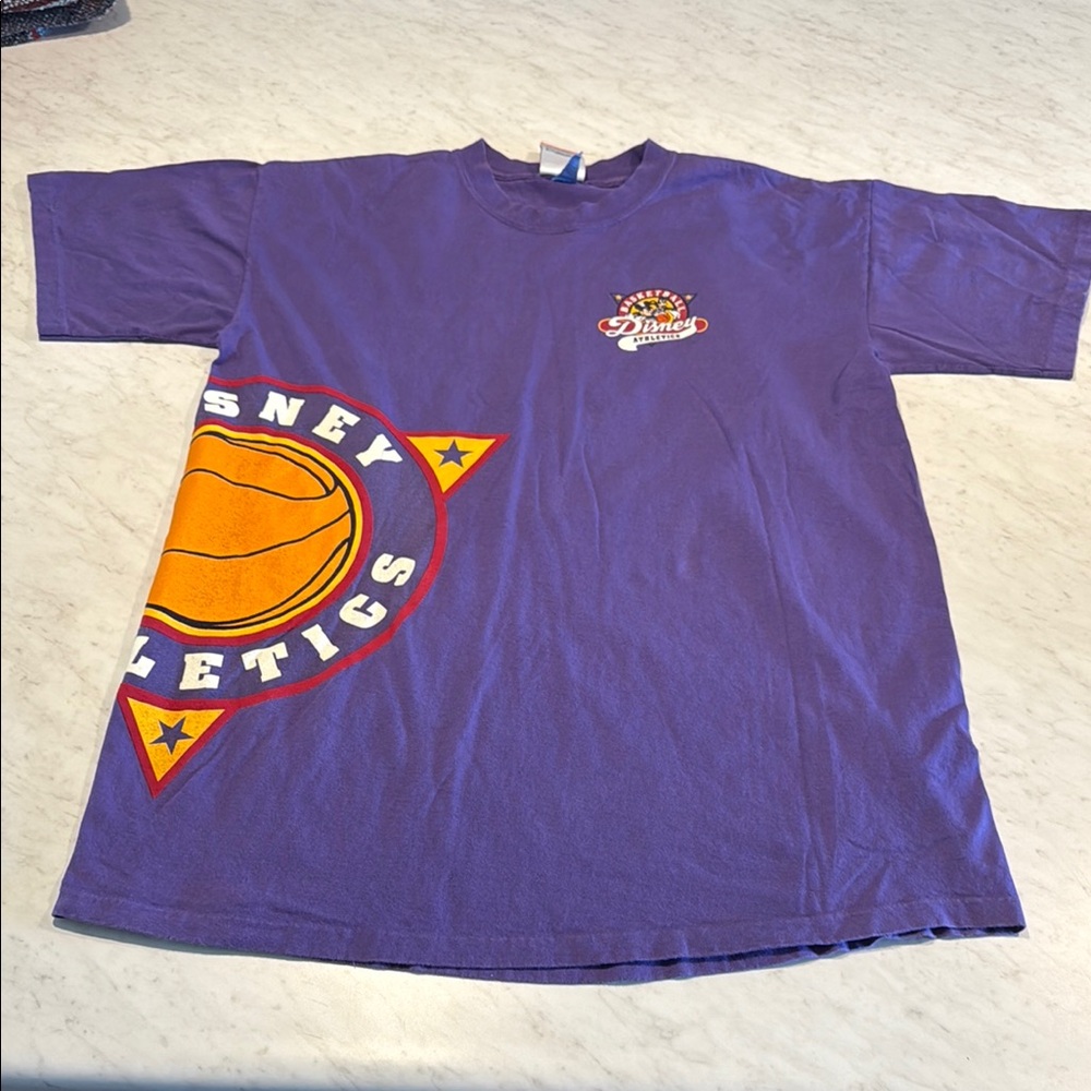 Vintage Mickey INC. Disney Athletics Purple T-Shirt